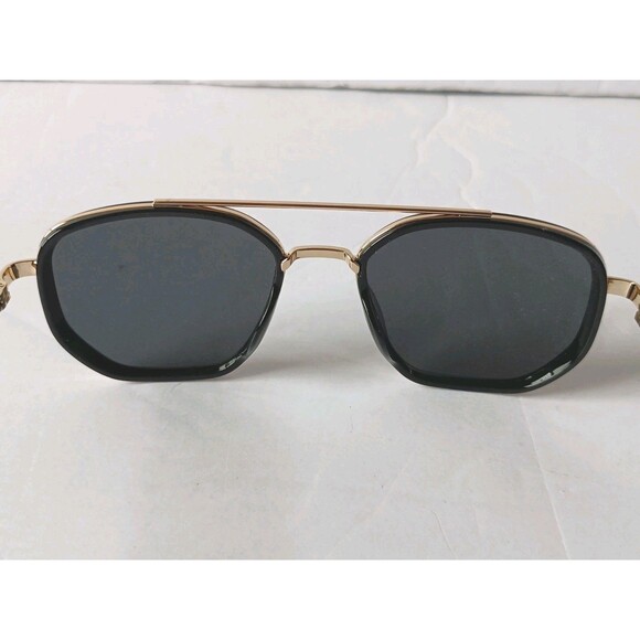Aviator Sunglasses Polarized Gold Metal Square Frame Unisex - Picture 7 of 7
